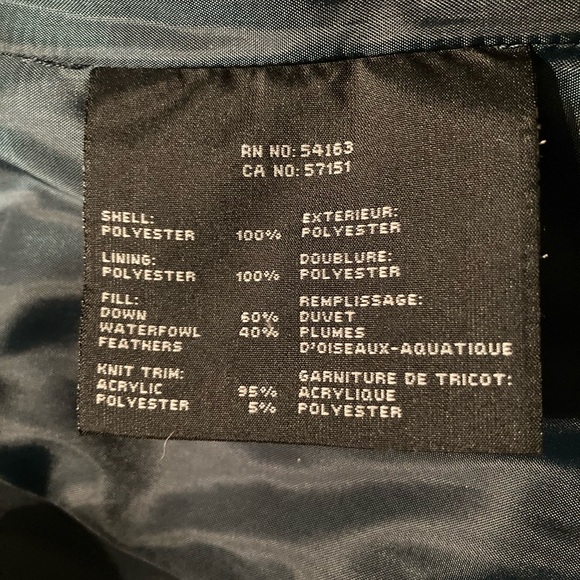 Marc New York / Andrew Marc Dark Teal Down Jacket - Picture 11 of 11